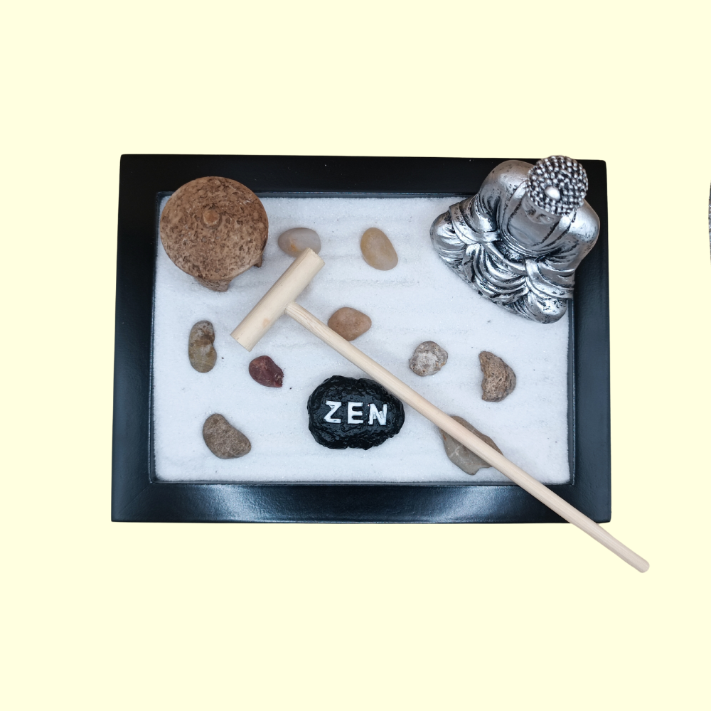 Jardin zen - Bouddha moulin