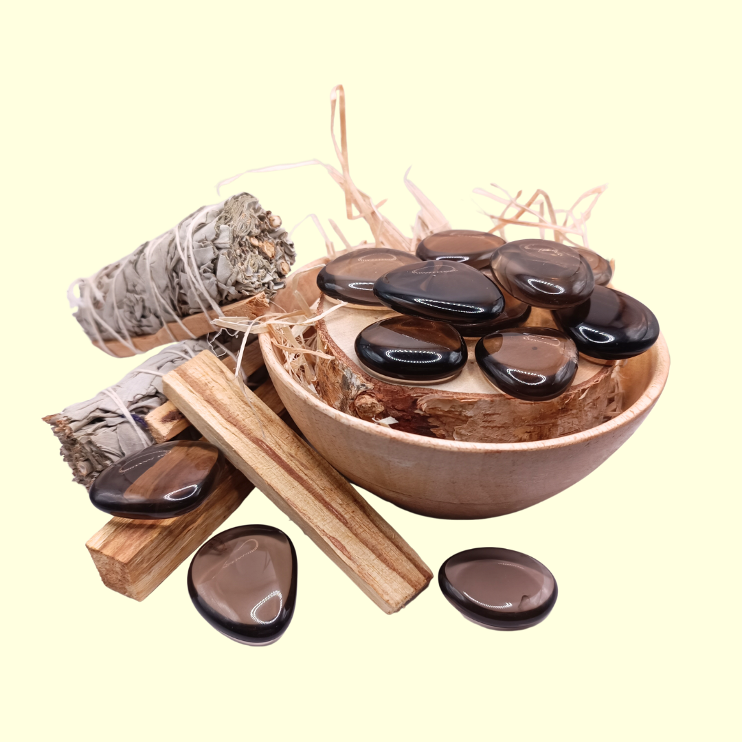 Pierres roulées - Quartz Fumé