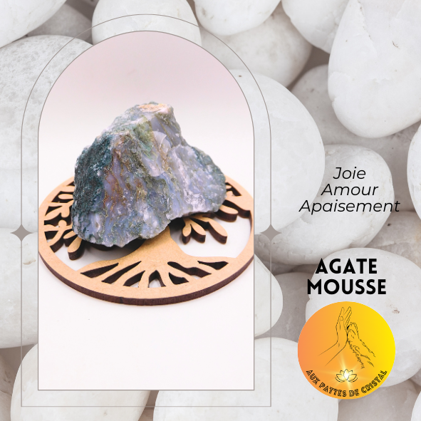Pierre brute - Agate mousse