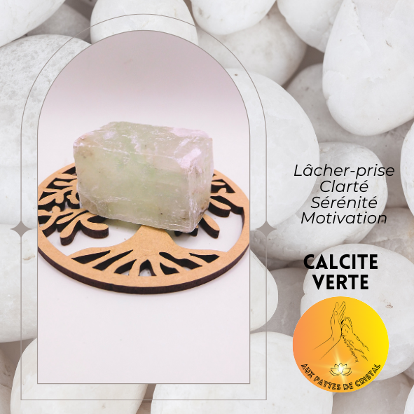 Pierre brute - Calcite verte