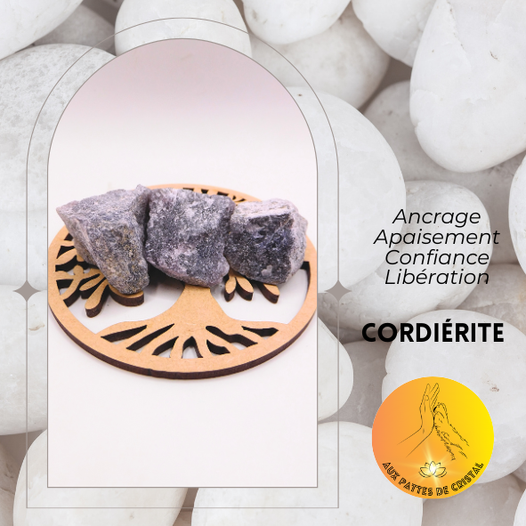 Pierre brute - Cordiérite