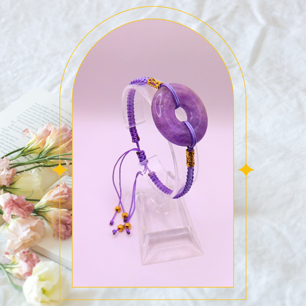 Bracelet Donut - Améthyste