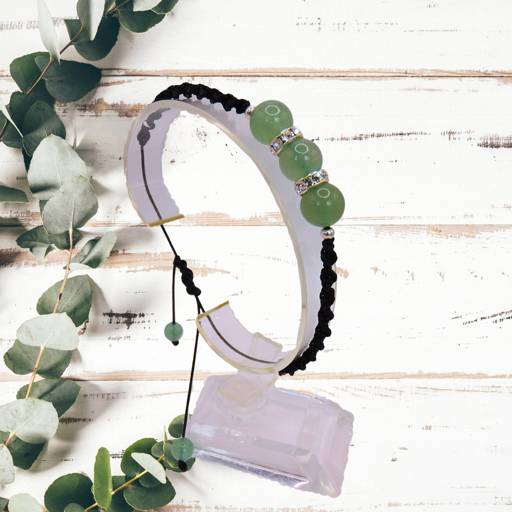 Bracelet artisanal - Aventurine verte
