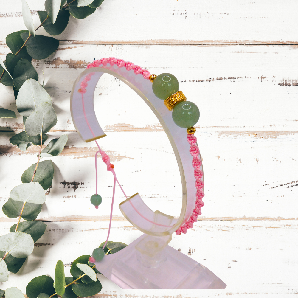 Bracelet artisanal - Aventurine verte