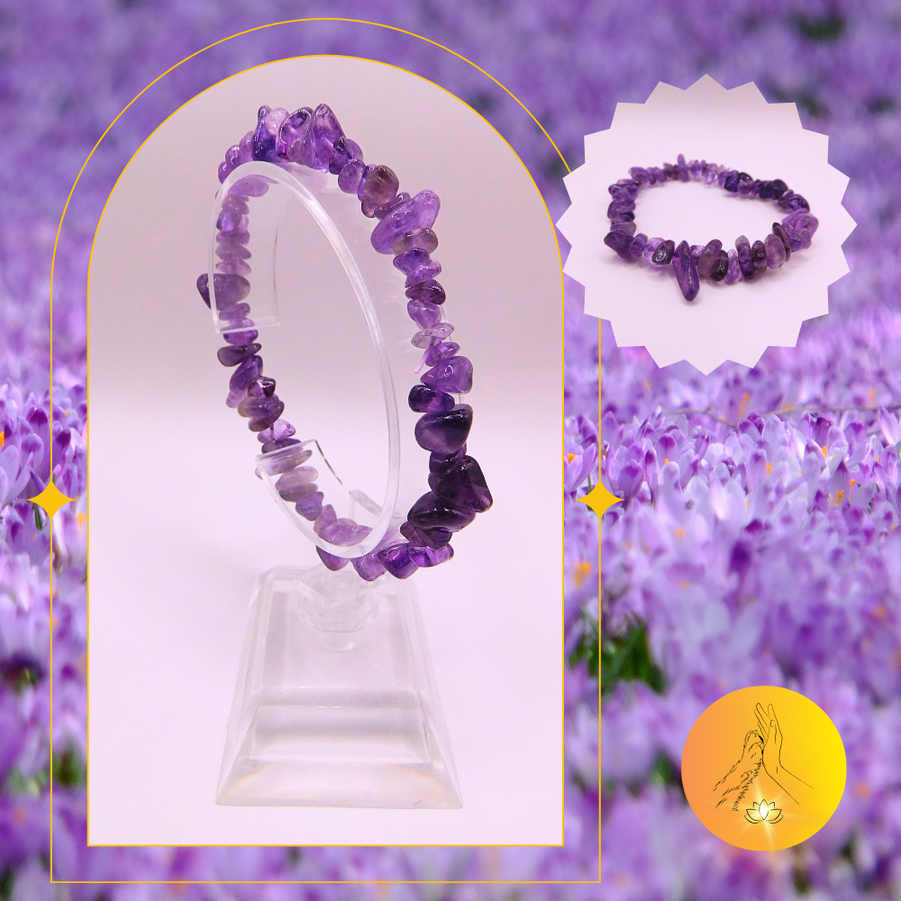 Bracelet baroque - Améthyste