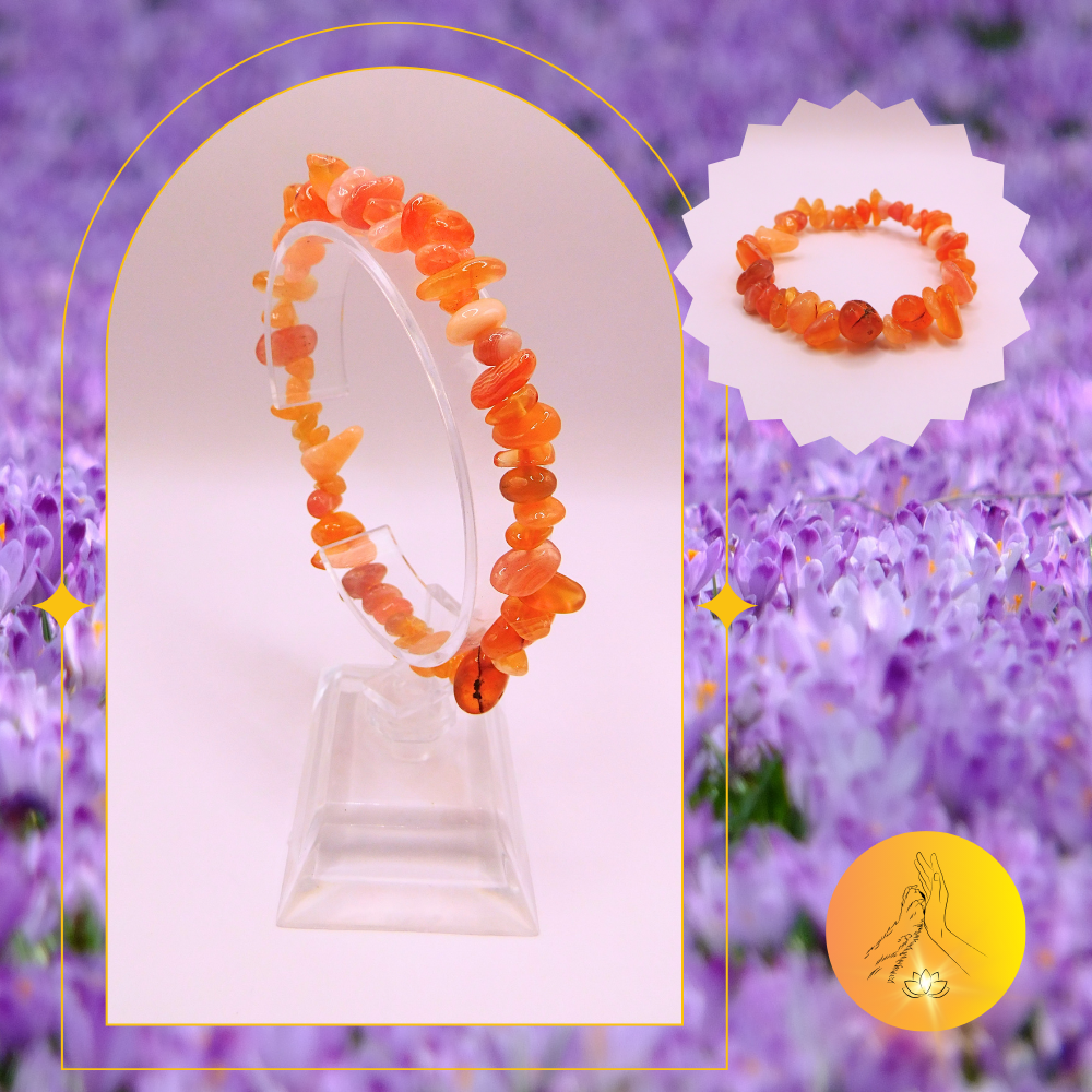 Bracelet baroque - Cornaline