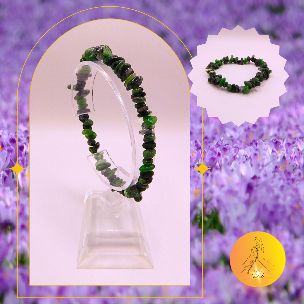 Bracelet baroque - Rubis zoïsite