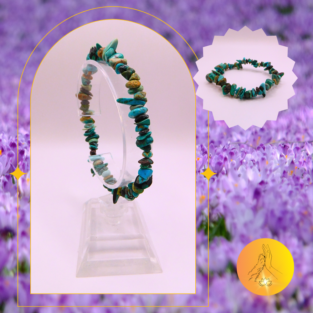 Bracelet baroque - Turquoise du Tibet