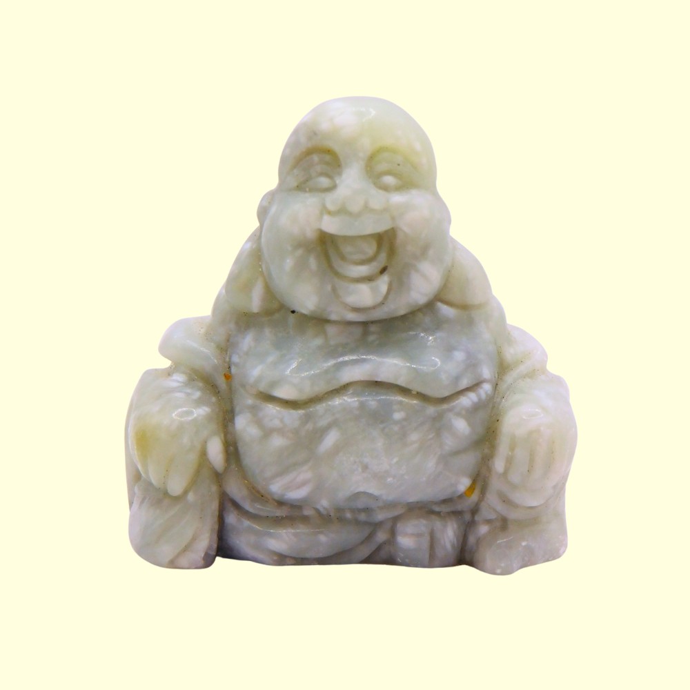 Statuette Bouddha en jade de Chine