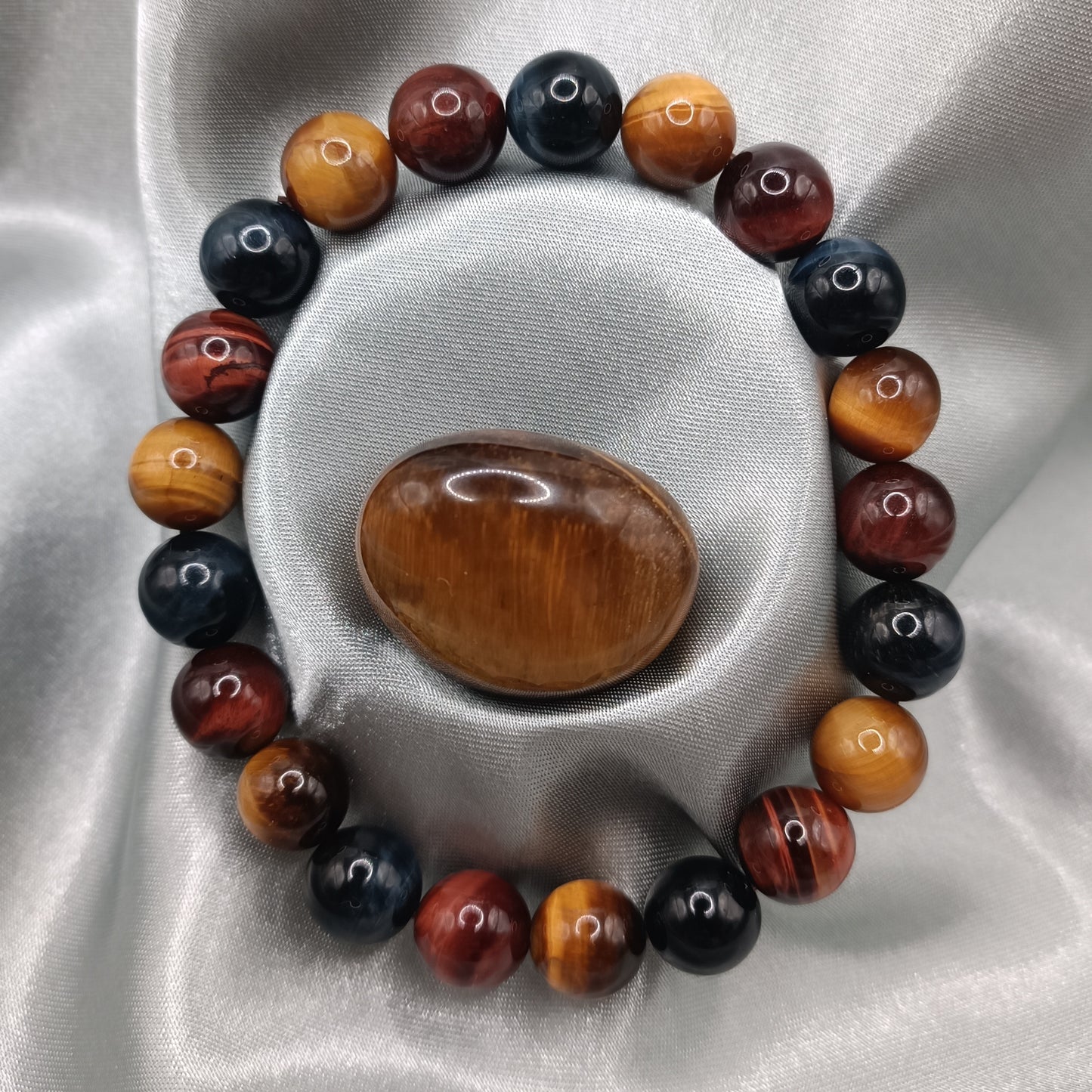 Bracelet boules - Oeil multiple - 10mm