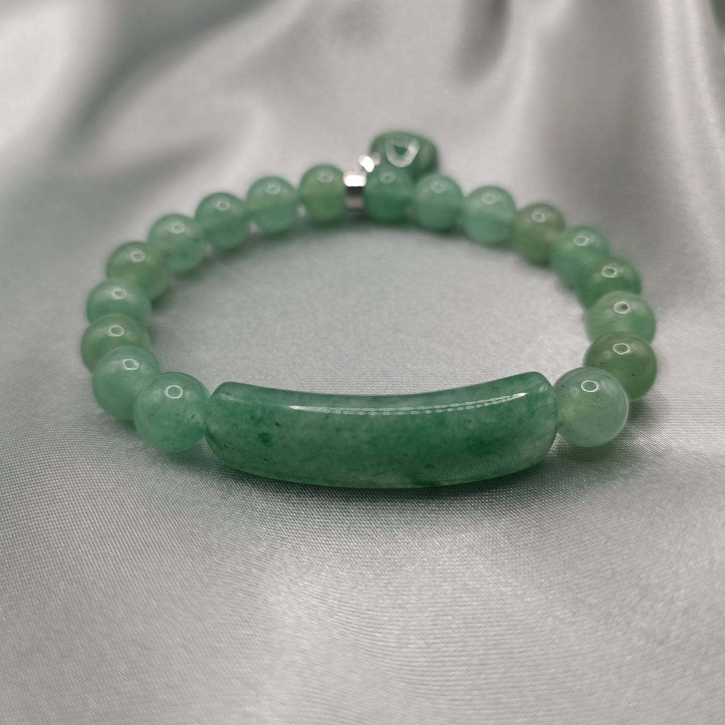 Bracelet gourmette - Aventurine verte