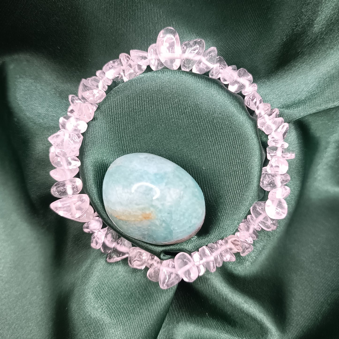 Bracelet baroque - Cristal de roche