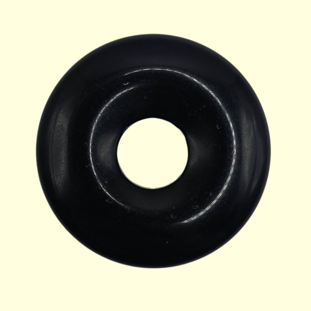 Donut en Obsidienne Noire