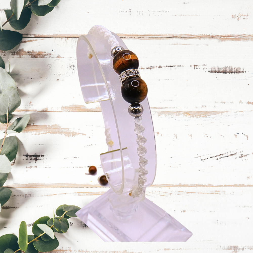 Bracelet artisanal - Oeil de tigre