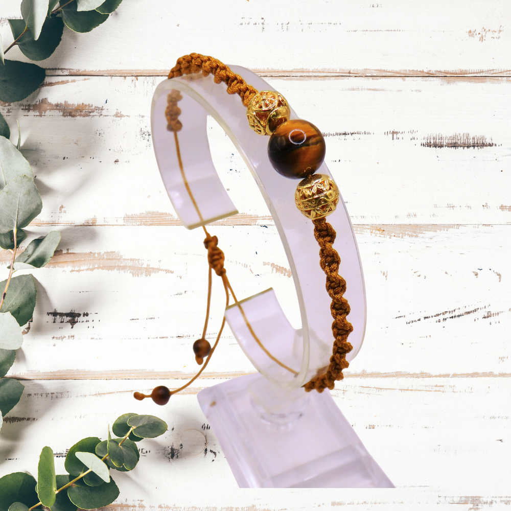 Bracelet artisanal - Oeil de tigre