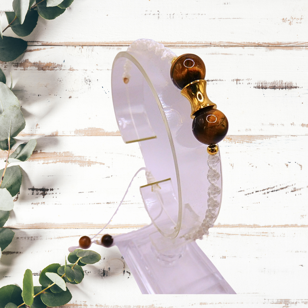 Bracelet artisanal - Oeil de tigre