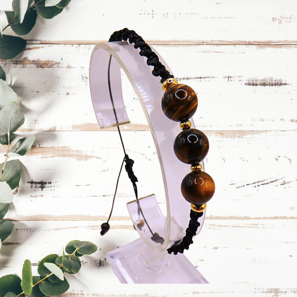 Bracelet artisanal - Oeil de tigre
