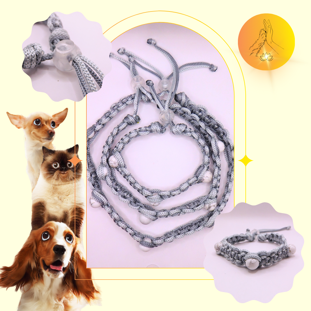 Colliers thérapeutiques - Howlite blanche - Standard