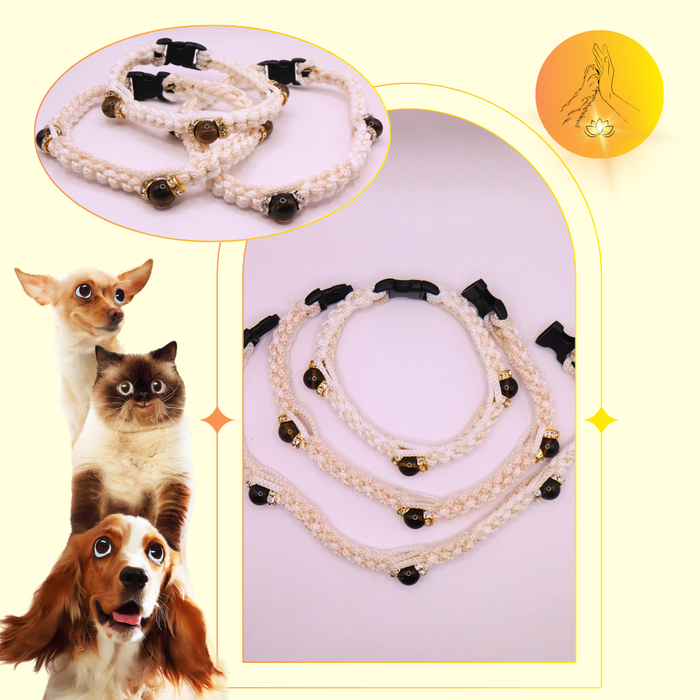 Colliers thérapeutiques - Quartz fumé - Strass