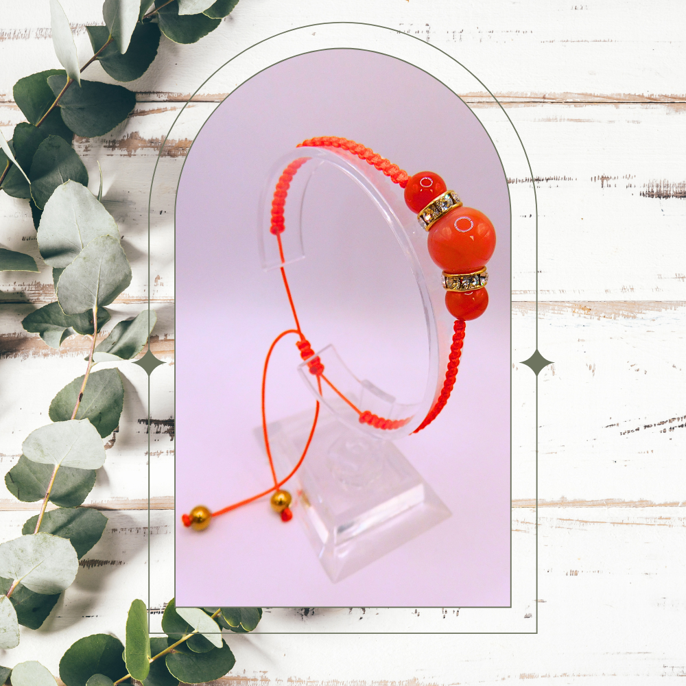 Bracelet artisanal - Cornaline