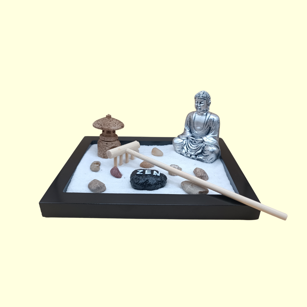 Jardin zen - Bouddha moulin