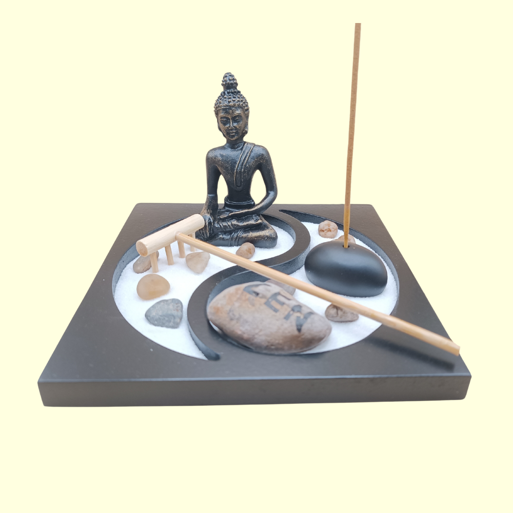 Jardin zen - Bouddha Yin-Yang