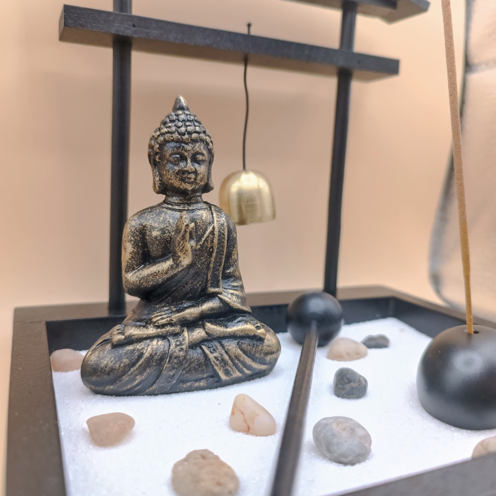 Jardin zen - Bouddha gong