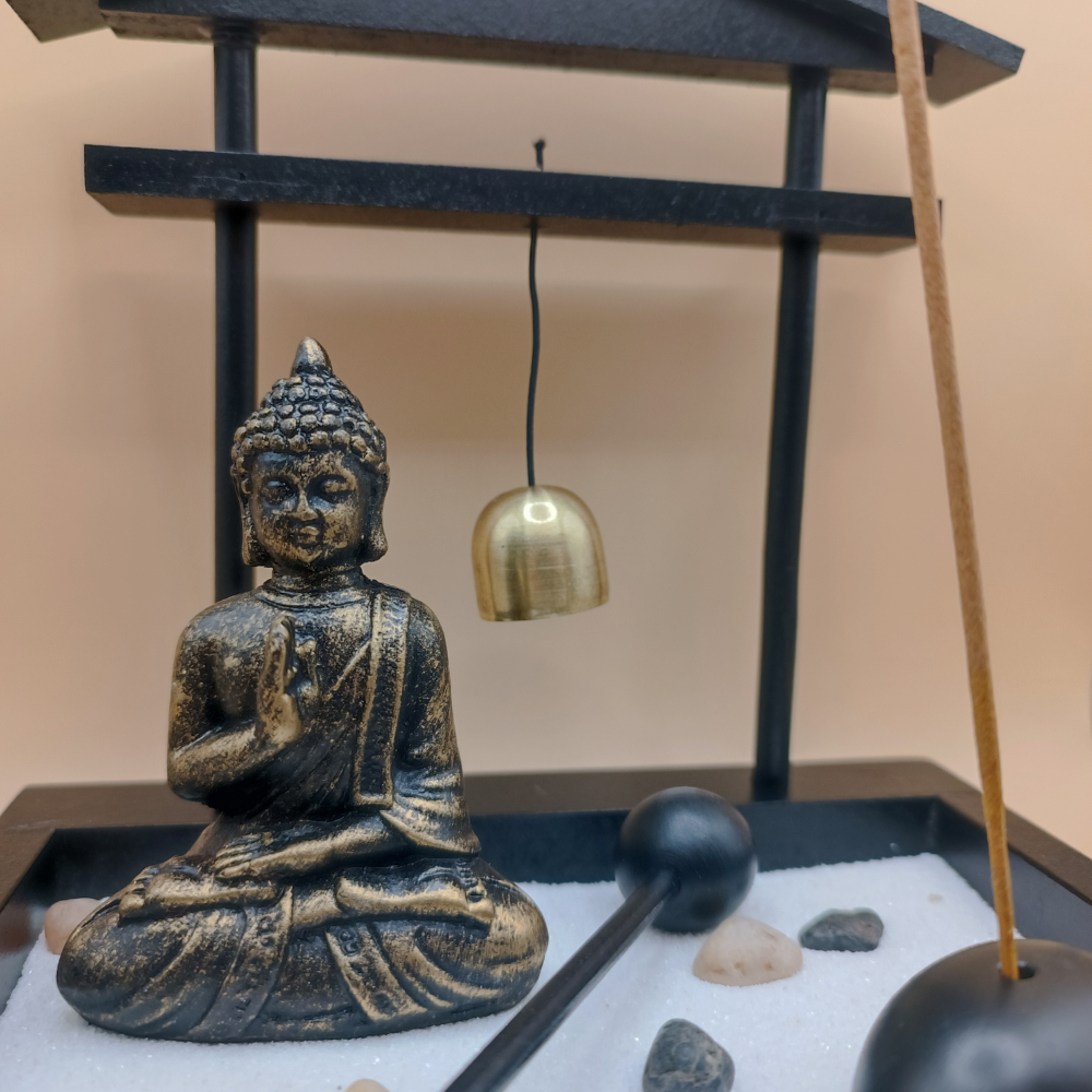 Jardin zen - Bouddha gong