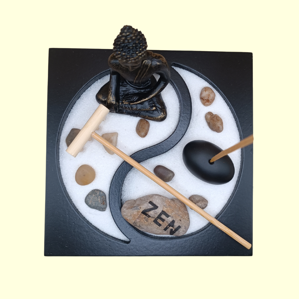 Jardin zen - Bouddha Yin-Yang