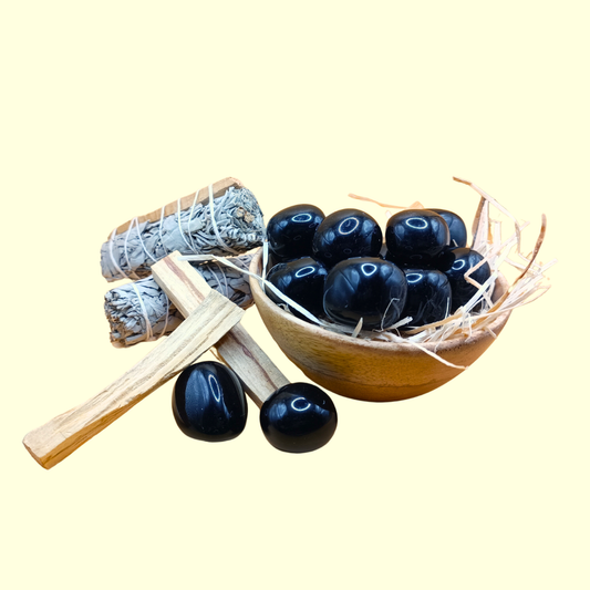 Pierres roulées - Obsidienne noire 40 - 50 mm