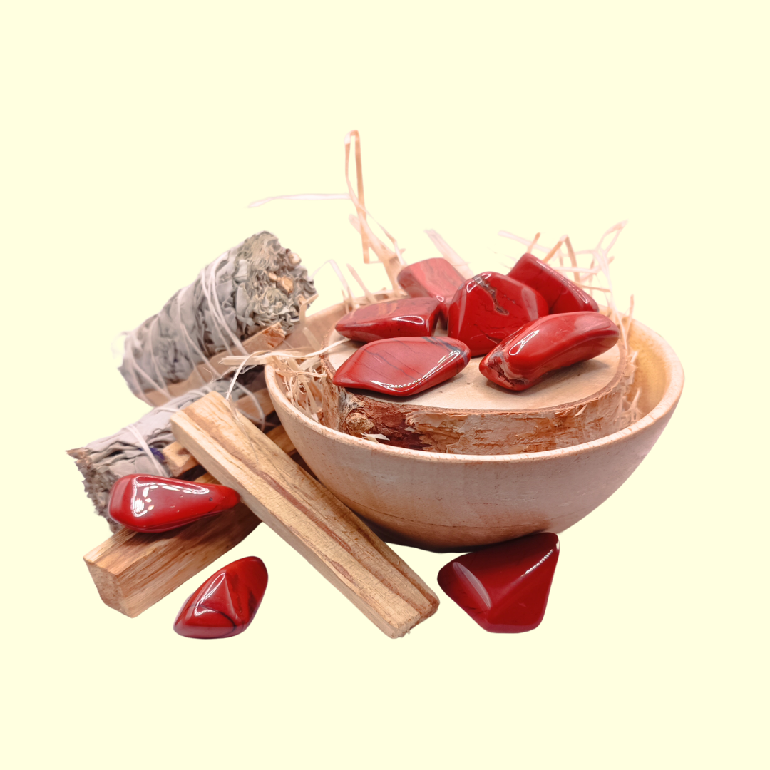 Pierres roulées - Jaspe Rouge 30 - 40 mm