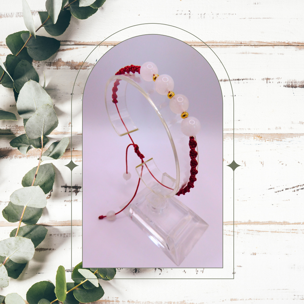 Bracelet artisanal - Jade blanc