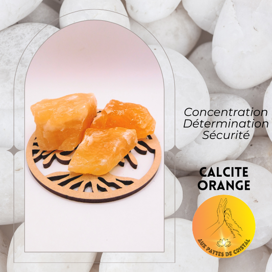 Pierre brute - Calcite orange