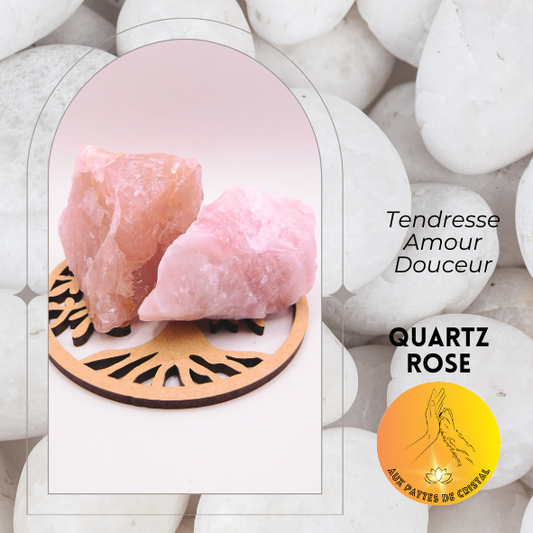 Pierre brute - Quartz rose