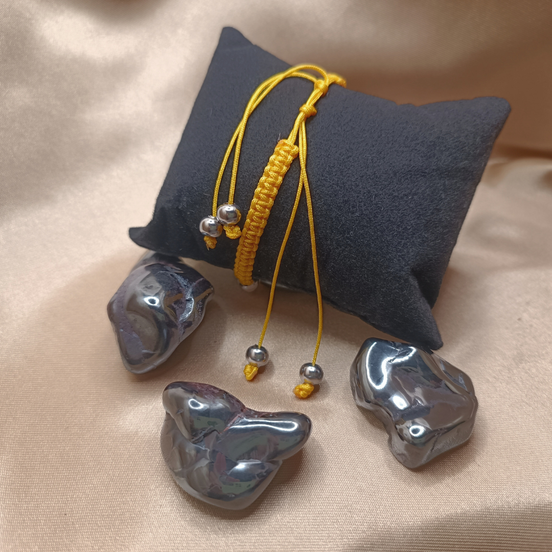 Bracelet Donut - Hématite