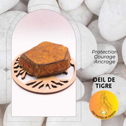 Pierre brute - Œil de tigre