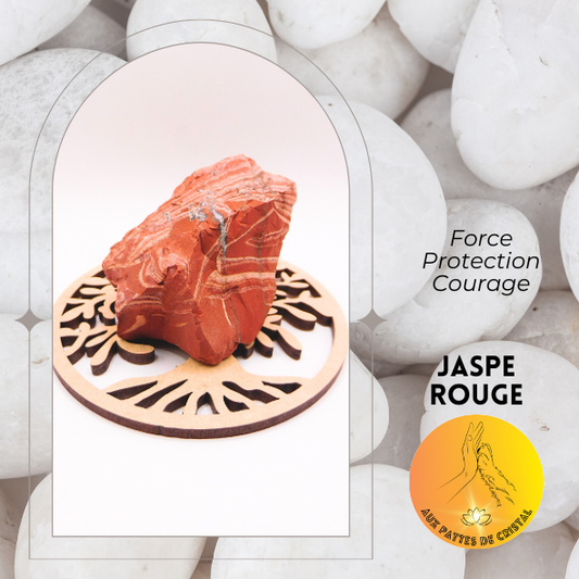 Pierre brute - Jaspe rouge