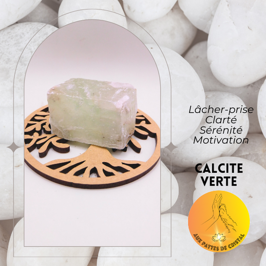Pierre brute - Calcite verte