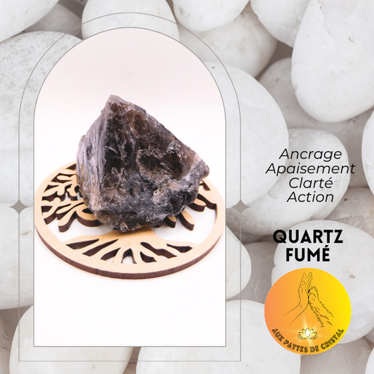 Pierre brute - Quartz fumé