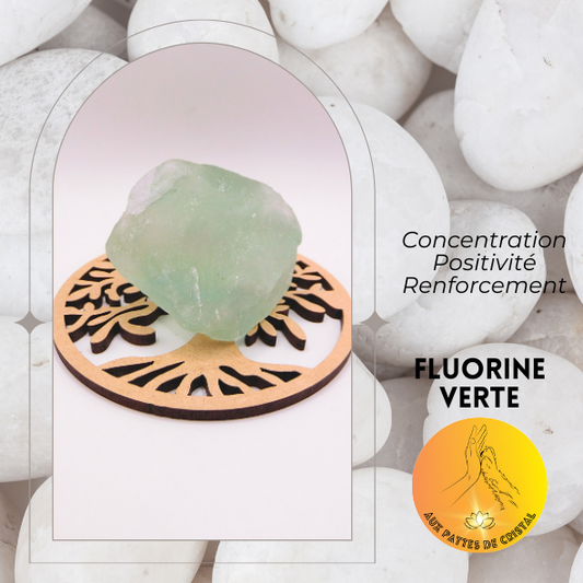 Pierre brute - Fluorine verte