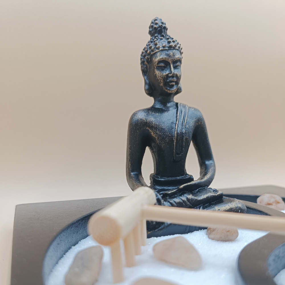 Jardin zen - Bouddha Yin-Yang