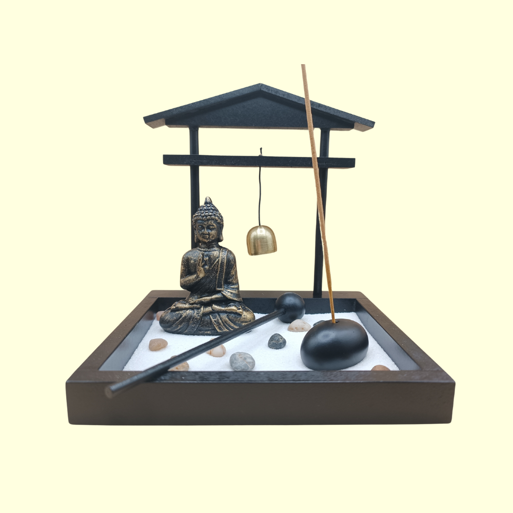 Jardin zen - Bouddha gong