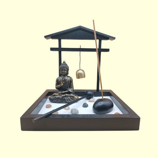Jardin zen - Bouddha gong