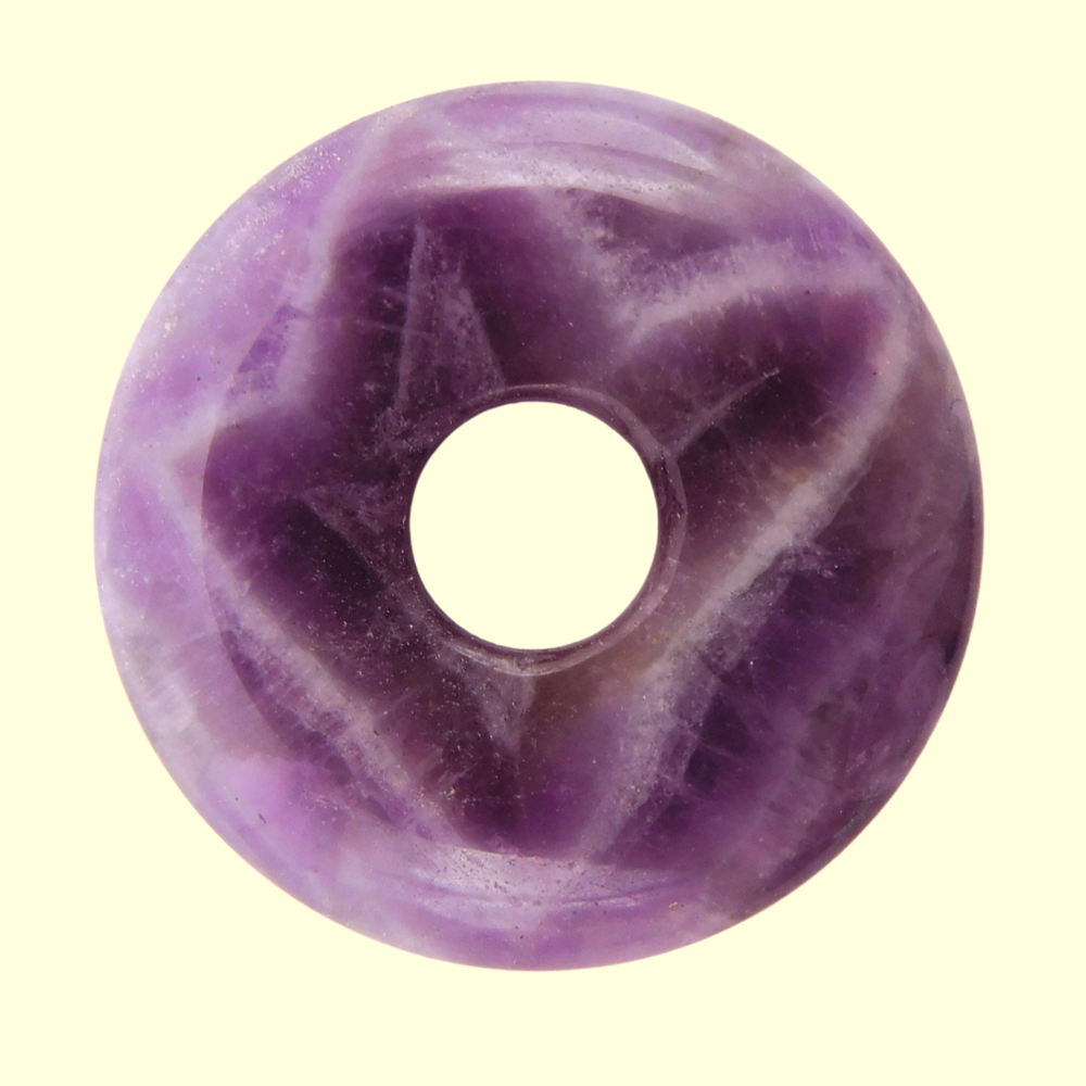 Donut en Améthyste Rubanée