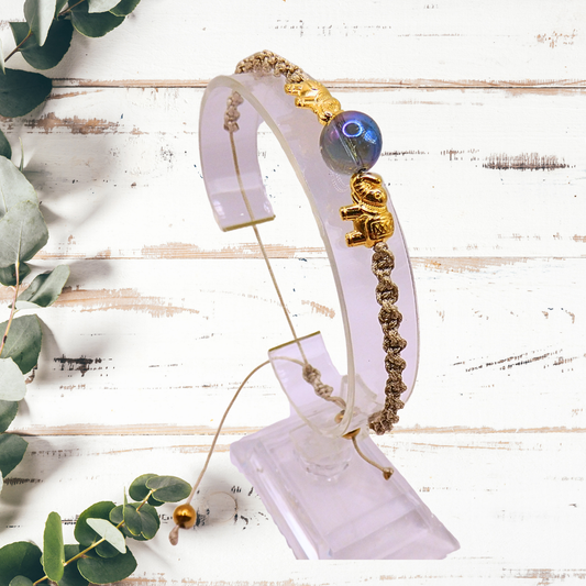 Bracelet artisanal - Aqua aura