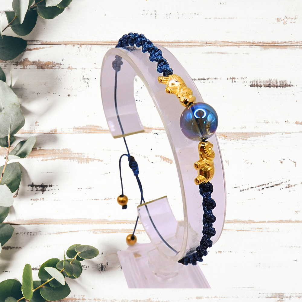 Bracelet artisanal - Aqua aura