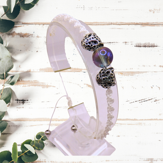 Bracelet artisanal - Aqua aura