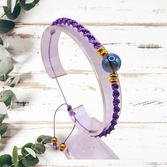 Bracelet artisanal - Aqua aura