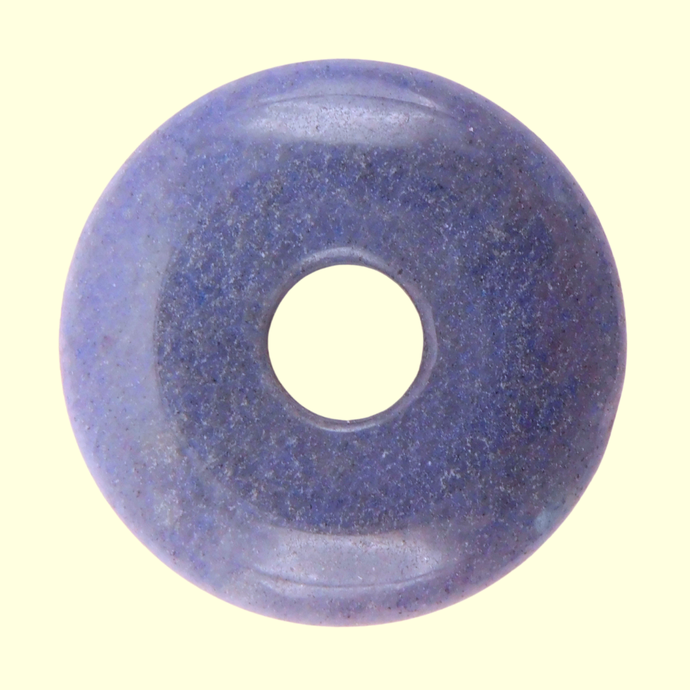 Donut en Aventurine Bleue