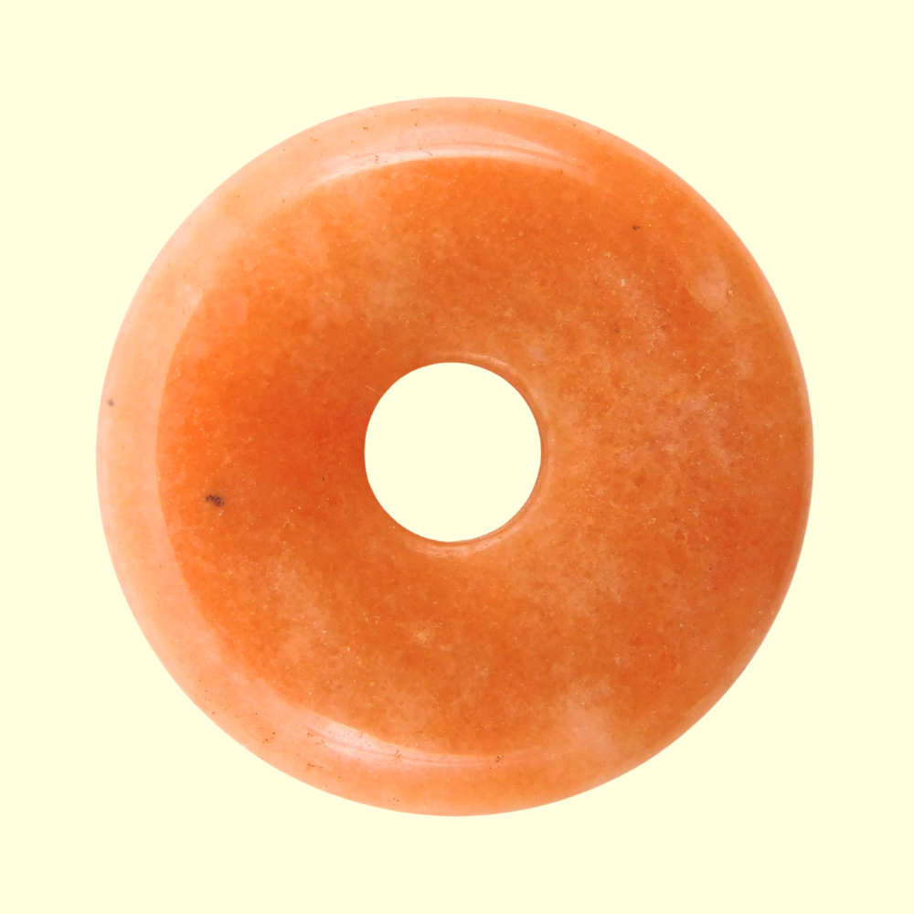 Donut en Aventurine Orange